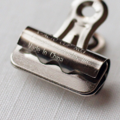 bulldog clip　ブルドッグクリップ　拡大