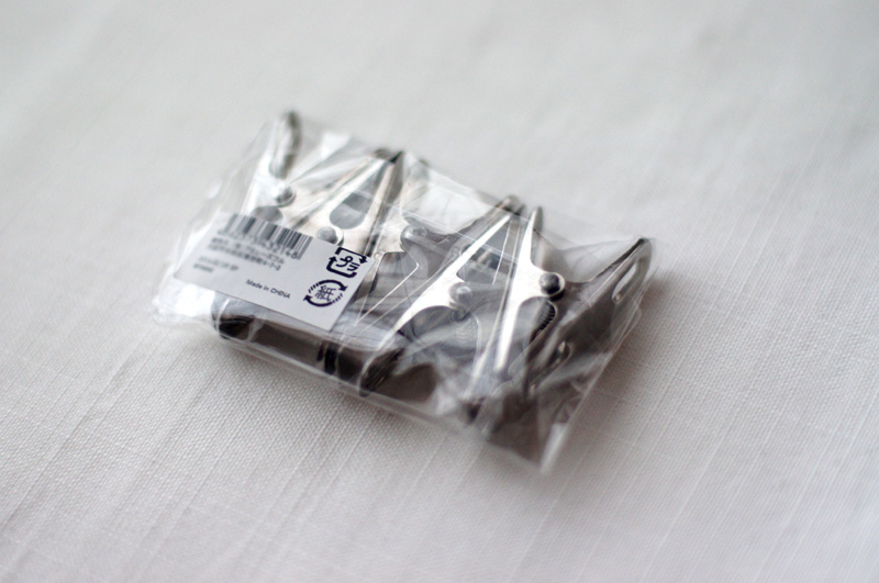 ステンレス洗濯ばさみ